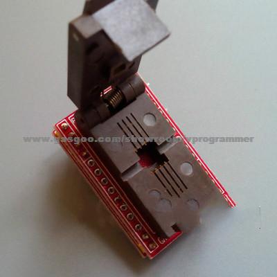 WSON8 MLF8 DFN8 To DIP8 Test Socket 0.5mm 0.65mm 1.27mm Pitch