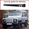 front spoiler with fog lamp for land--rover defender front lip spoiler