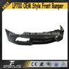 Fiber Glass Unpainted Black Primer Car Front Bumper for Lamborghini LP700 Aventador 11-15