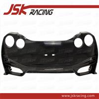 FOR NISSAN BUMPER/2008-2015 NISM STYLE GLASS FIBER REAR BUMPER WITH CARBON FIBER REAR LIP FOR NISSAN SKYLINE GTR R35(JSK2209196)