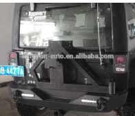 REAR BUMPER WITH TIRE CARRIER,with Bearing