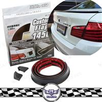 Universal carbon fiber lip spoiler, rear lip spoiler for car