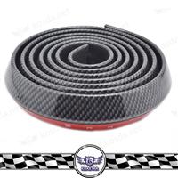 Universal Carbon Fiber car bumper protect strips, 3M glue car bumper protector