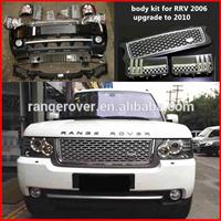 body kit for rang-rover 2006-2009 upgrade to 2010-2012 car bumper head lamp grille