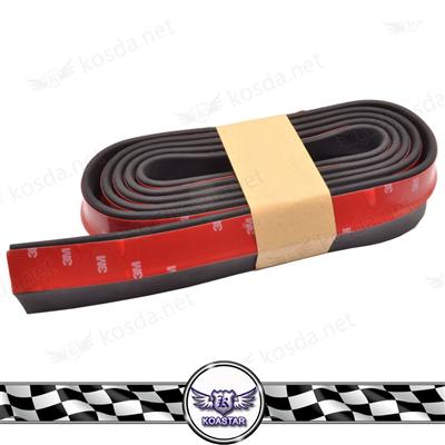 Car Bumper Protector, Red/Blue/Black 2.5CM Bumpers Lip Skirt Protector