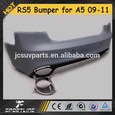 RS5 Style PP Car Rear Bumper Bodykits for Audi A5 09-11