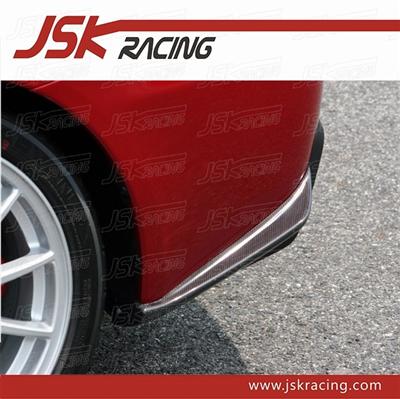 FOR EVO 10 X 2008-2015 CHARGESPEED BOTTOM LINE STYLE CARBON FIBER REAR LIP CAPS FOR MITSUBISHI LANCER EVO X EVO 10 (JSK200865)