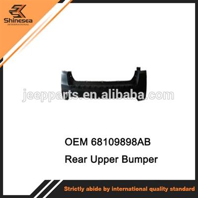 Body Parts Black Rear Upper Parachoque Bumper for Jeep Compass 68109898AB