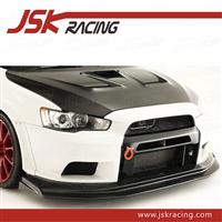 FOR EVO X 10 VA STYLE WIDE VER FIBER GLASS OR CARBON FIBER FRONT LIP WITH DIFFUSER FOR MITSUBISHI LANCER EVO 10 EVO X