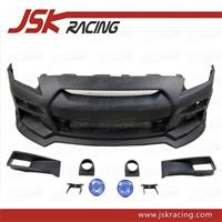 2008-2013 JSK STYLE GLASS FIBER FRONT BUMPER WITH FOG LIGHT FOR NISSAN GTR R35(JSK2209151)