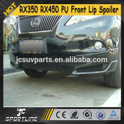 07-11 RX Series PU Front Lip, PU Unpainted Primer RX350 RX450 Auto Car Lip Spoiler for Lexus