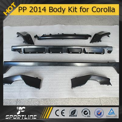 JC Auto Parts PP Body Kit for Corolla Middle East Style 2014