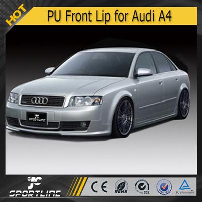 JC Auto Parts PU Sline Style Front Lip for Audi A4 B6