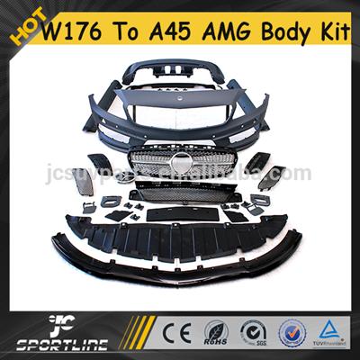 PP Auto Car AMG A45 Bumper Body Kit for Ben z W176 A180