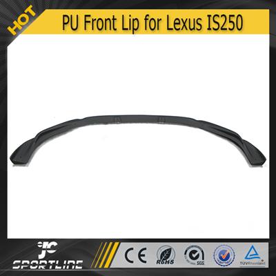 JC Auto Parts W Style Polyurethane Unpainted Front Bumper Lip for Lexus IS250 IS350 F Sport 2014 2015