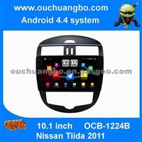 Ouchuangbo Big Screen Android 4.4 Car Video For Nissan Tiida 2011 With 1024*600 Capacitive Touch Screen Gps Player 3G Wifi BT Radio