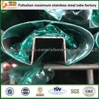 Foshan Stainless Steel Oval Single Groove Tube Factory