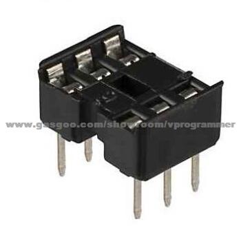 6 Pin DIP IC Socket 6-Pin DIP IC Base Socket Solder Type