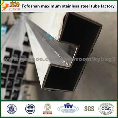 New Style Customized Stainless Steel Square Slotted Tube