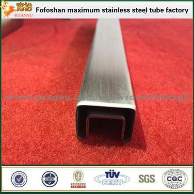 Customized Special Model Stainless Steel Square Slotted Tubing