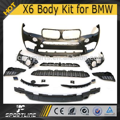 Large X6 PP Body Kit for BMW X6 M Bumper 2014UP