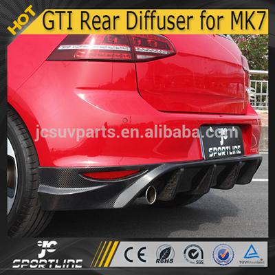 MK7 GTI Carbon Rear Diffuser for VW GOLF MK7 GTI Bumper 2014 UP