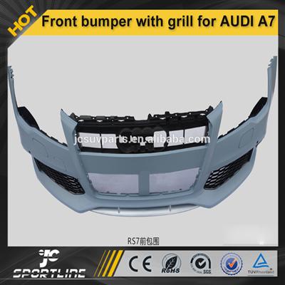 A7 RS7 PP Auto Front Bumper with Grill for Audi A7 RS7 2013up