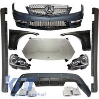 Complete Conversion W204 2007-2014 C-class Facelift C63 AMG Design Retrofit Body Kit