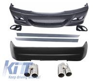 Complete Exterior Body Kit E46 (98-05) 3 Series 2D Coupe Cabrio M3 CSL Design with Exhaust Muffler Tips ACS-design
