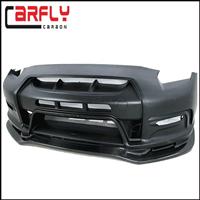 Carbon fiber front bumper for Nissanr35 GTR Varis style