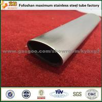 Widely Used In Construction Elliptical Stainless Steel Tube Slotting