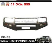 auto part 4wd Rolled Steel front bumper for Pajero 1992-2008