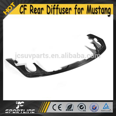 Carbon Fiber Car Rear Bumper Lip Diffuser for Ford Mustang 2015UP