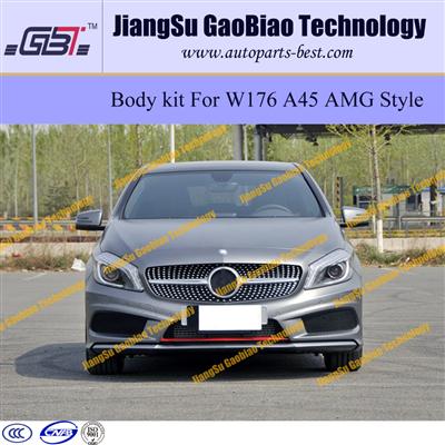 W176 A45 AMG body kit for mercedes benz A class A180 A 200