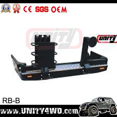 Wholesale 4x4 rear car bumper for Safari With Mounting Bracket and Jerry Can