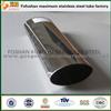 316 Grade Stainless Steel Material Elliptical Pipe Tube Special Shaped Tubing