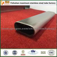 JIS Standard Flat Stainless Steel Oval Tube Stainless Steel Section Tube