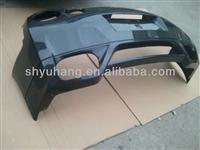 For 09 10 11 R35 GTR ZELE CARBON FIBER REAR BUMPER WITH LIP SPLITTER