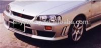FOR Skyline R34 GTT NI-Style Front Bumper with Bottom Lip included