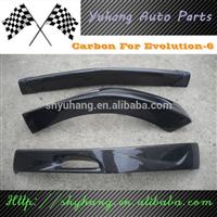 FOR Evolution EVO 6 Front Lip Limited Edition Extreme Style(3pcs) Carbon fiber