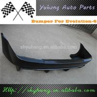 FOR Mitsubishi Evolution EVO 5 6 EP Style FRP Rear Bumper with cf diffiuser