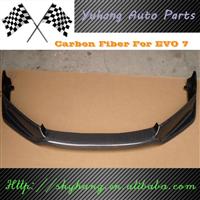 FOR 2001-2002 Evolution EVO 7 Varis Style Front Bumper Lip Carbon Fiber