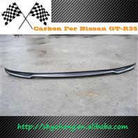 For CARBON FIBER FRONT BUMPER LIP (ONLY FOR WALD BUMPER) FOR 2008-2014 GTR R35