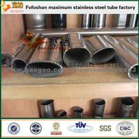 Stainless Steel Oval Pipes Stainless Steel Section Tube For Chemical Used