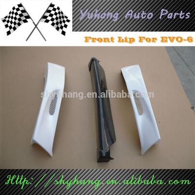 For Evolution EVO 6 Front Lip Limited Edition Extreme Style(3pcs) Carbon fiber&FRP