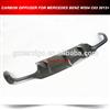 for Benz W204 LCI Facelift Sedan Rear Diffuser Carbon Fiber Sport 4Matic Coupe 4DR 2DR