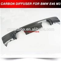 CARBON FIBER REAR BUMPER LIP DIFFUSER FOR BMW E46 M3 1998-2004