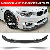 CARBON FIBER LOWER FRONT BUMPER LIP V TYPE SPOILER FOR BMW F80 M3 F82 M4 2015+