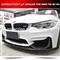 CARBON FIBER 3D DESIGN STYLE FRONT LIP SPLITTER FOR BMW F8X F80 F82 M3 M4 (Fits: BMW M4)