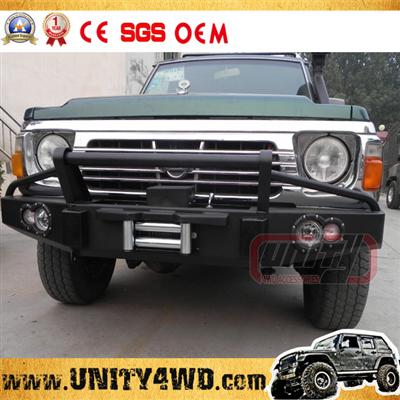 China 4x4 accessories OEM car bumper front bull bar for Patrol Y61